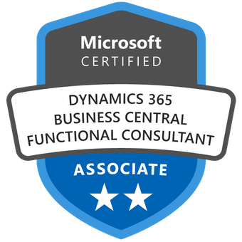 CERT Associate Dynamics365 Business Central Functional Consultant